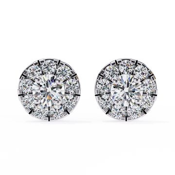 Mystic Glam Diamond Stud Earrings