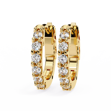 Everyday Radiance Diamond Hoop Earrings