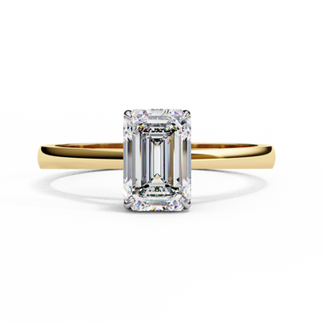 Endless Grace Emerald Solitaire Ring