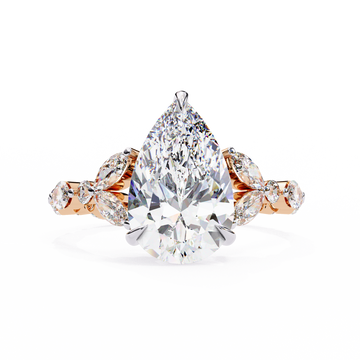 Tacori Designer Pear Diamond Ring