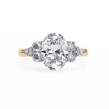 Oval Cut Five-Stone Diamond Ring