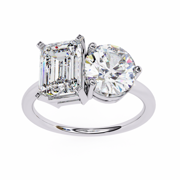 Celestial Duo Engagement Ring