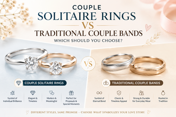 Couple Solitaire Rings vs Traditional Couple Bands: Which Should You Choose?