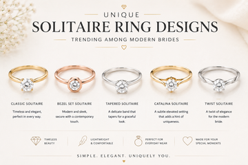 Unique Solitaire Ring Designs Trending Among Modern Brides