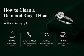How to Clean a Diamond Ring at Home Without Damaging It