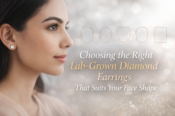 Choosing the right lab-grown diamond earings that Suits Your Face Shape