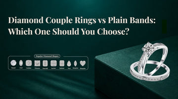 Diamond Couple Rings vs Plain Bands: Which One Should You Choose?