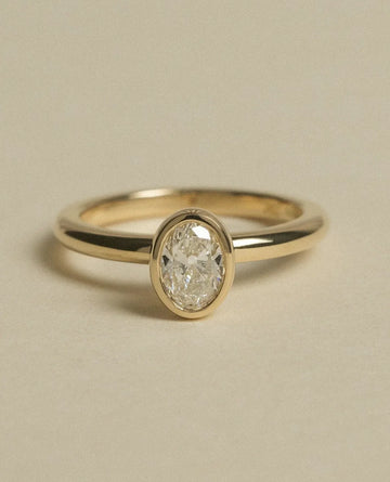 Bezel Solitaire Rings