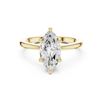Marquise Solitaire Rings