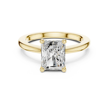 Radiant Solitaire Rings