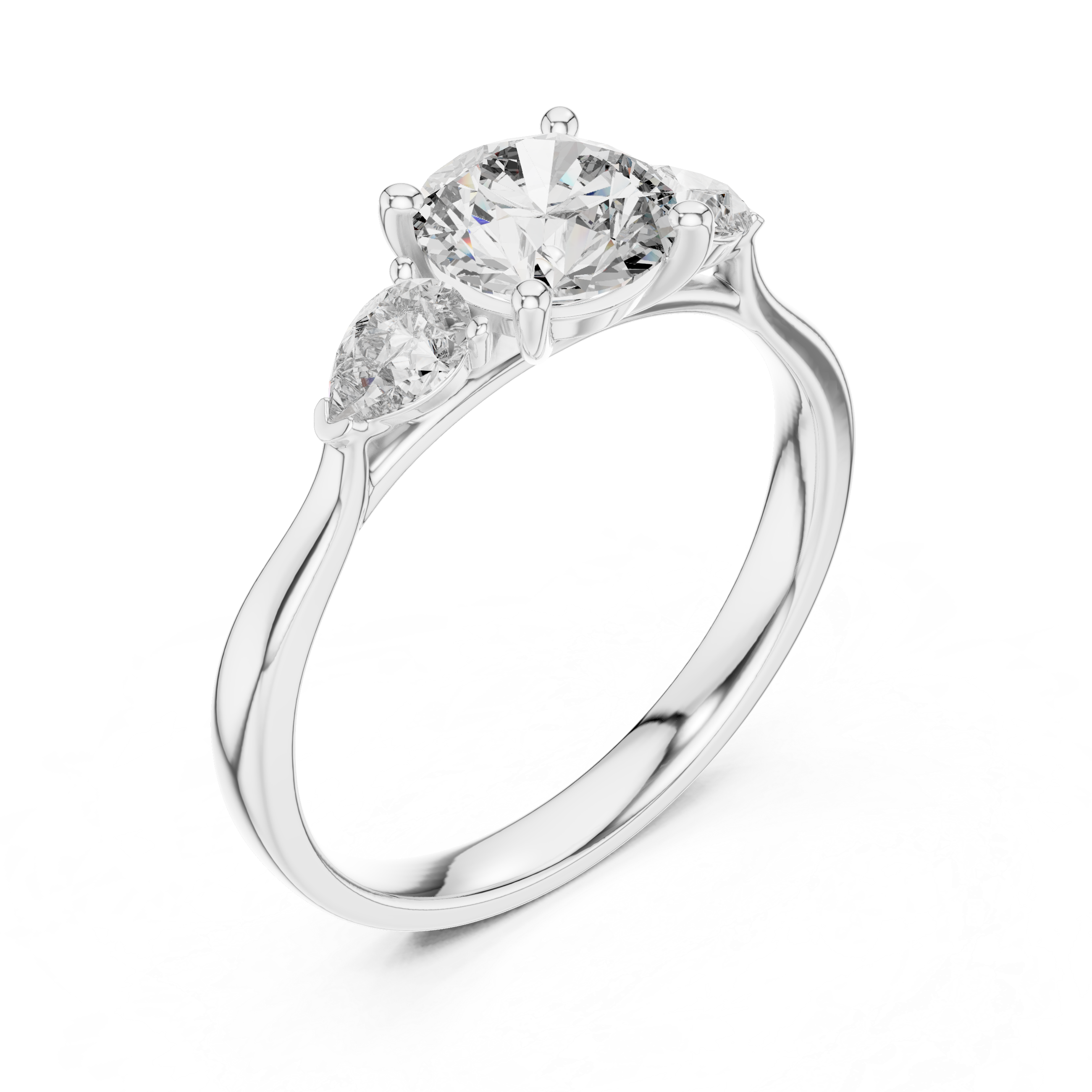 Striking Lab grown diamond Ring piece
