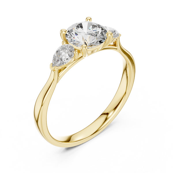 Striking Lab grown diamond Ring piece