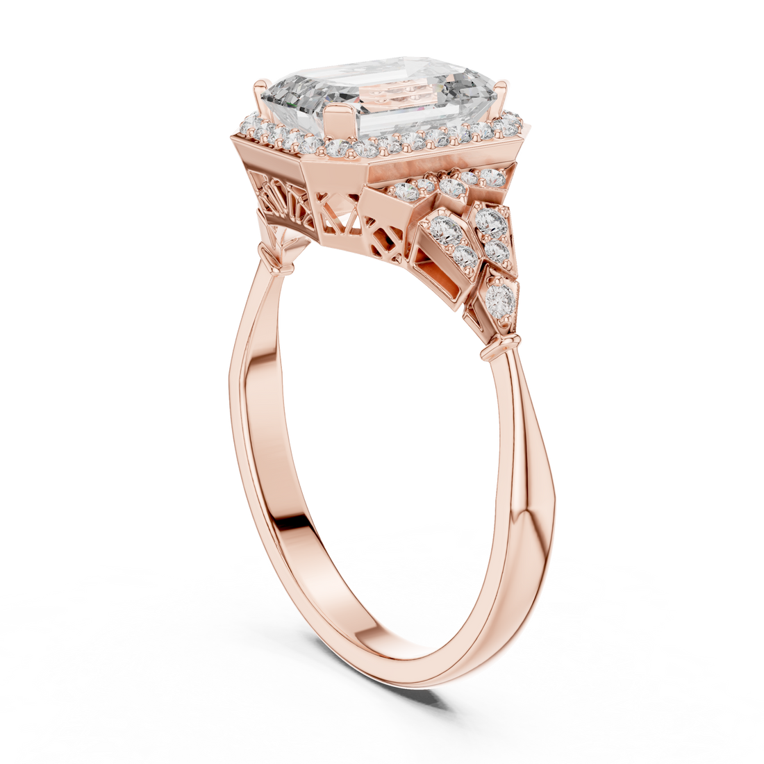 First-class Lab grown diamond Ring design