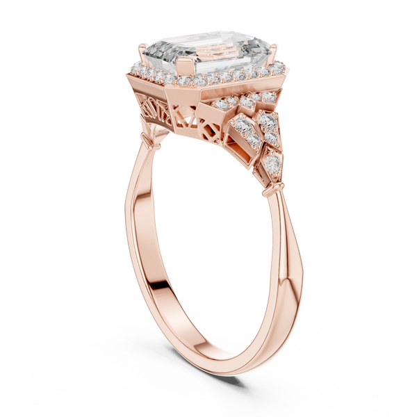 First-class Lab grown diamond Ring design