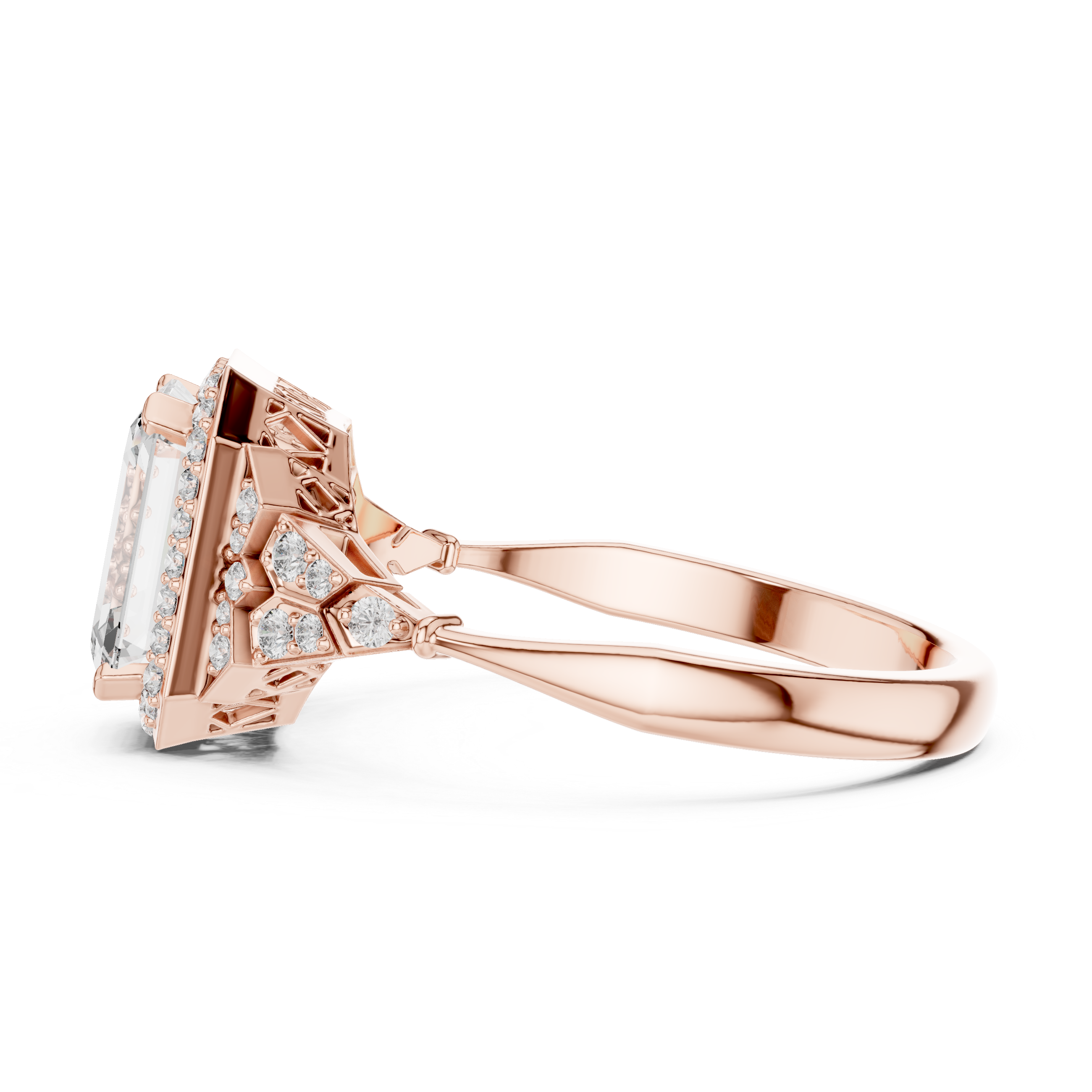 First-class Lab grown diamond Ring design