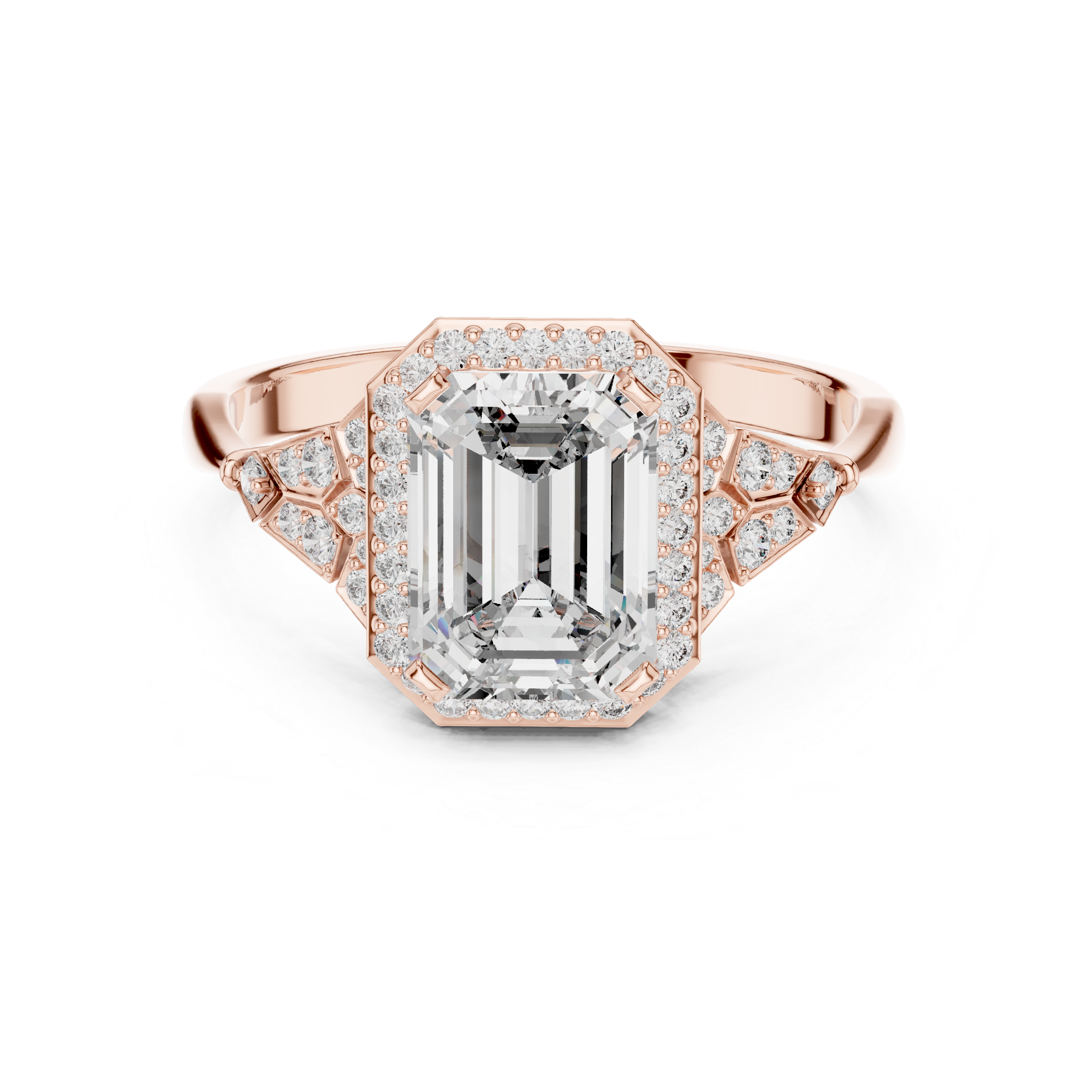 First-class Lab grown diamond Ring design