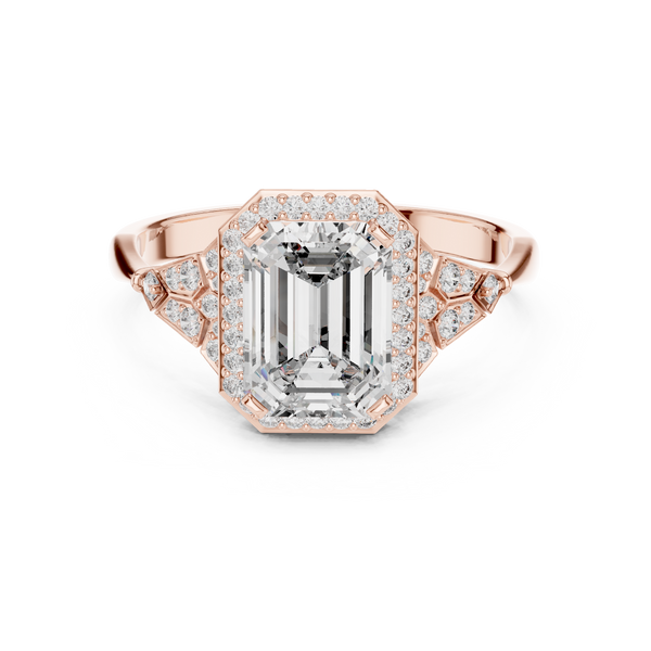 First-class Lab grown diamond Ring design