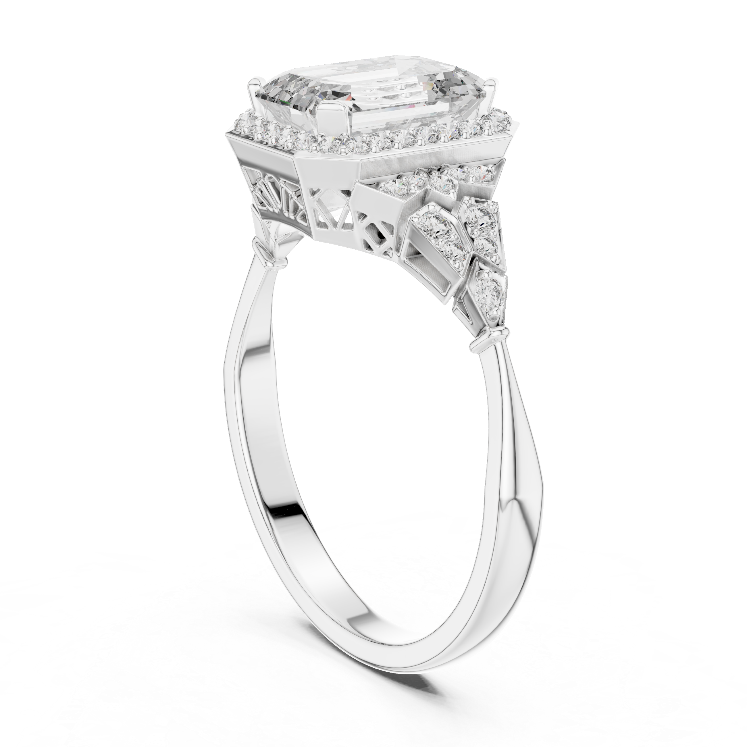First-class Lab grown diamond Ring design