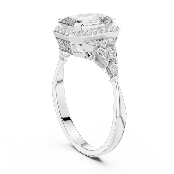 First-class Lab grown diamond Ring design