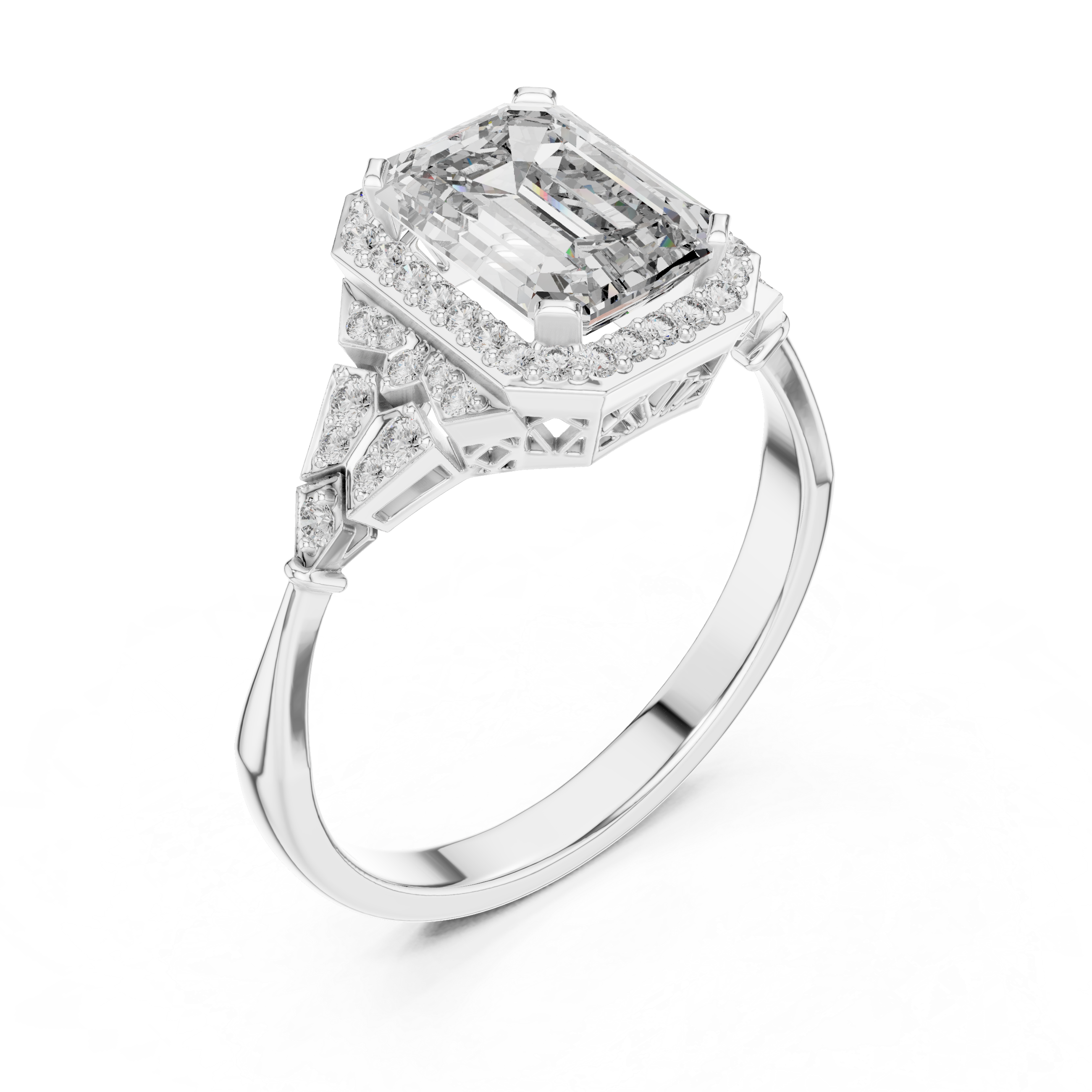 First-class Lab grown diamond Ring design