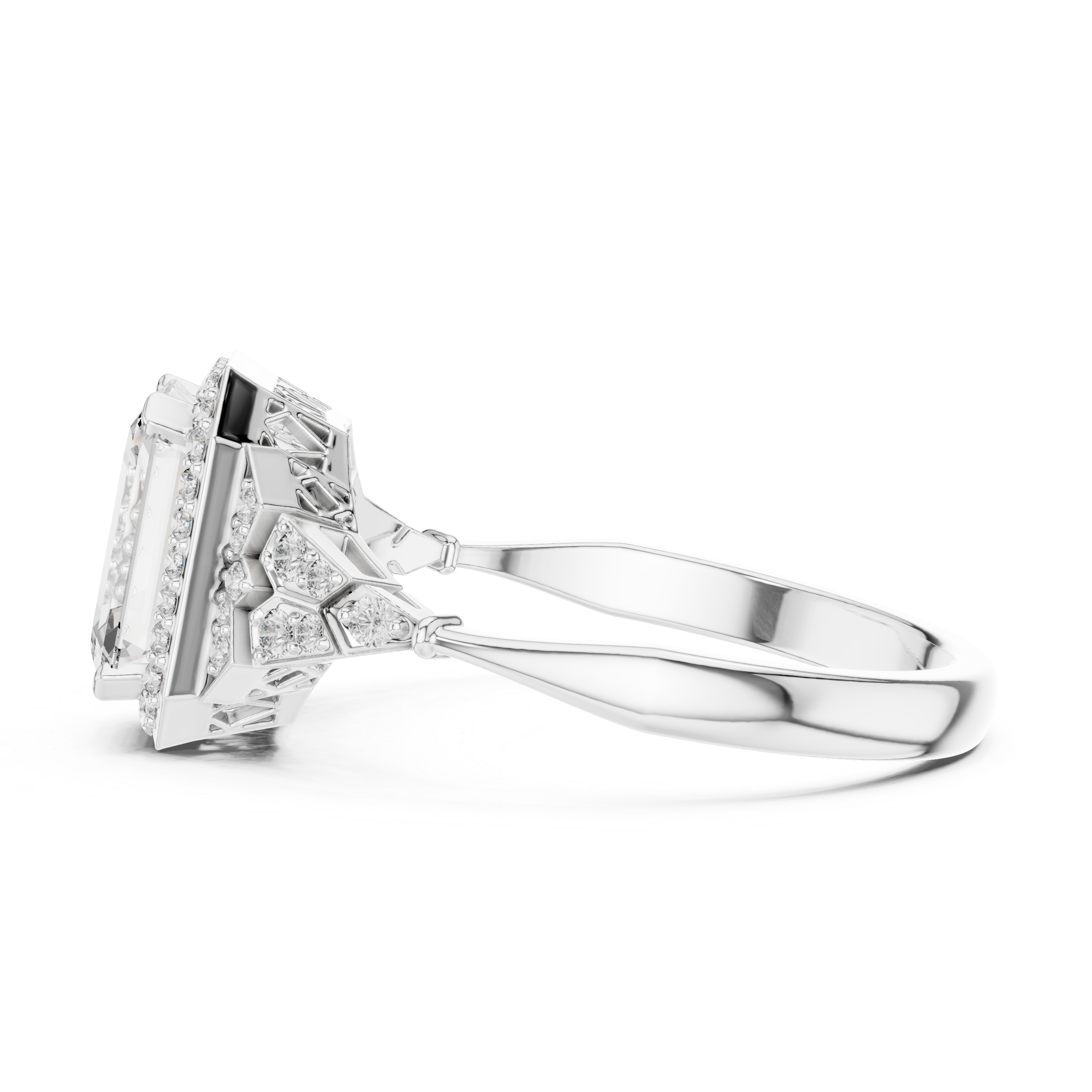 First-class Lab grown diamond Ring design
