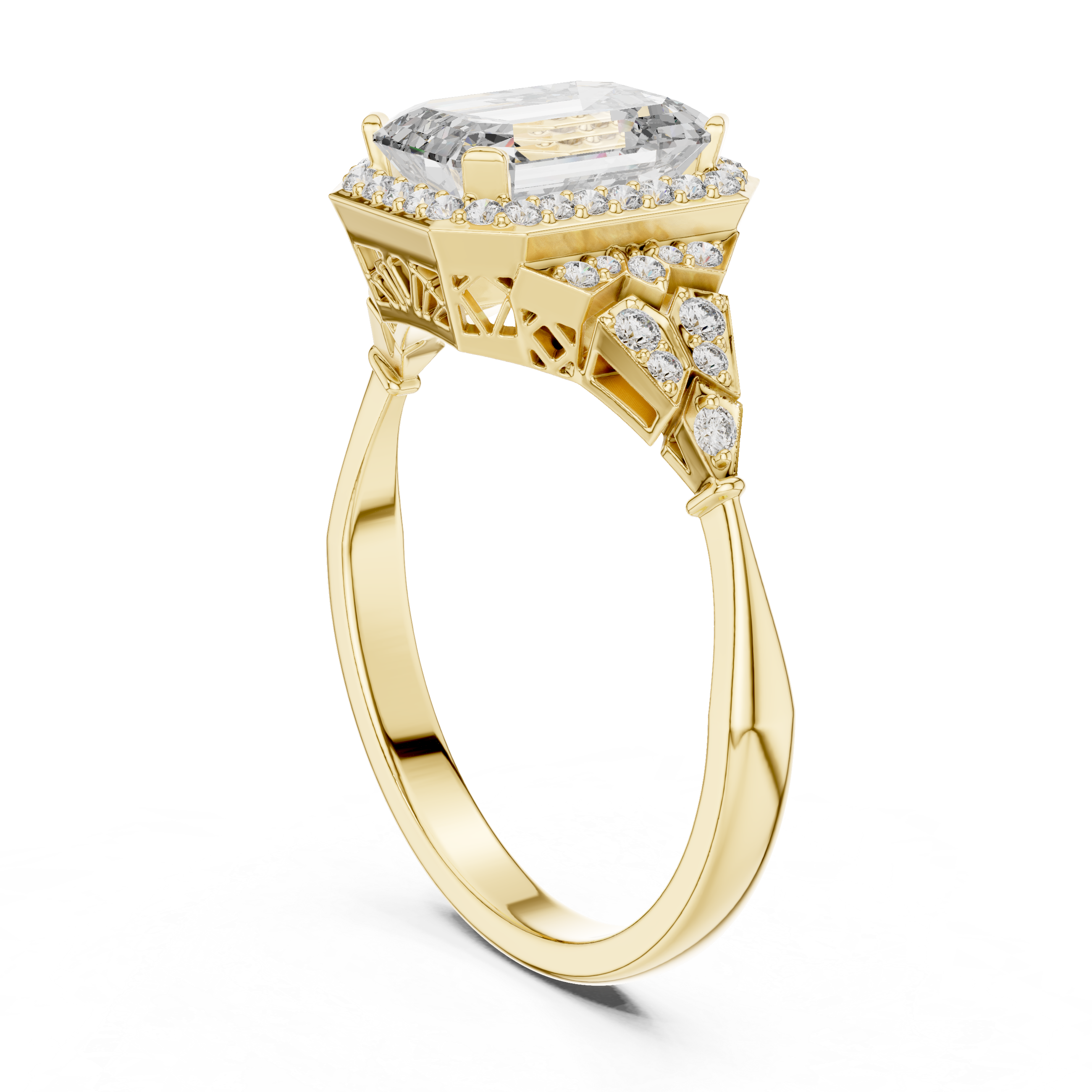 First-class Lab grown diamond Ring design
