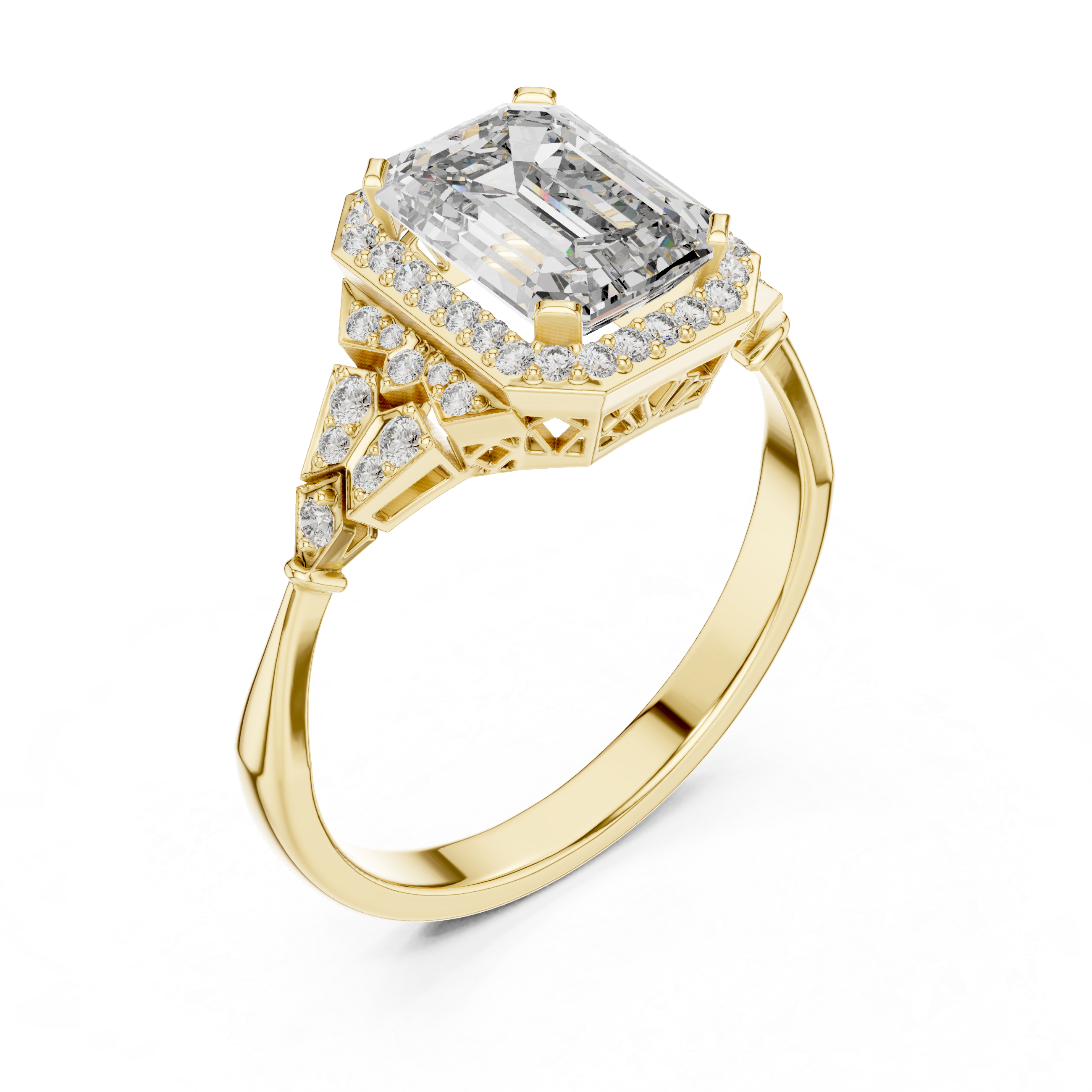 First-class Lab grown diamond Ring design