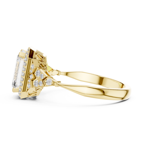 First-class Lab grown diamond Ring design