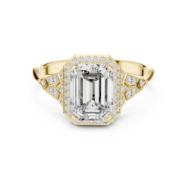 First-class Lab grown diamond Ring design