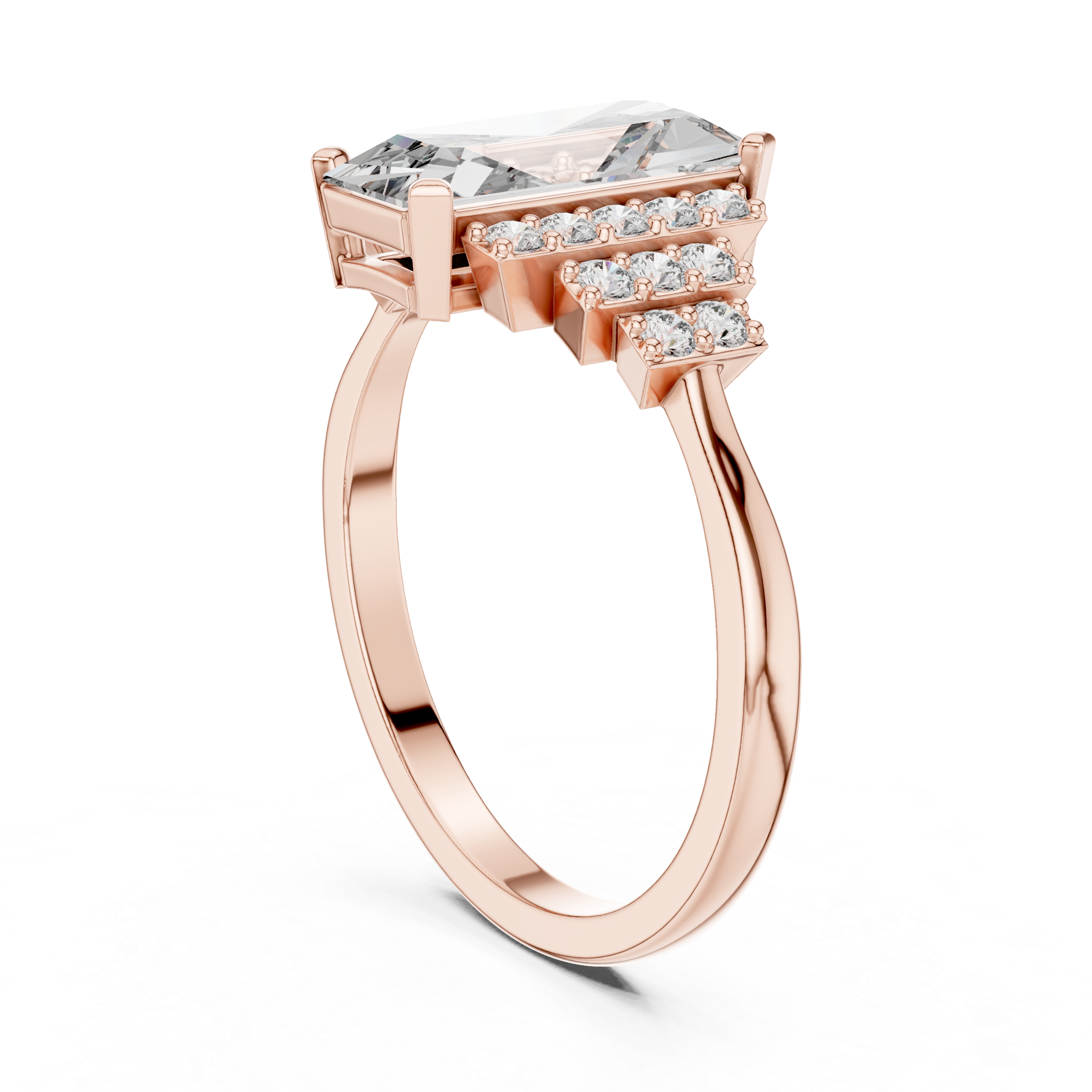 Luminous Lab grown diamond Ring design
