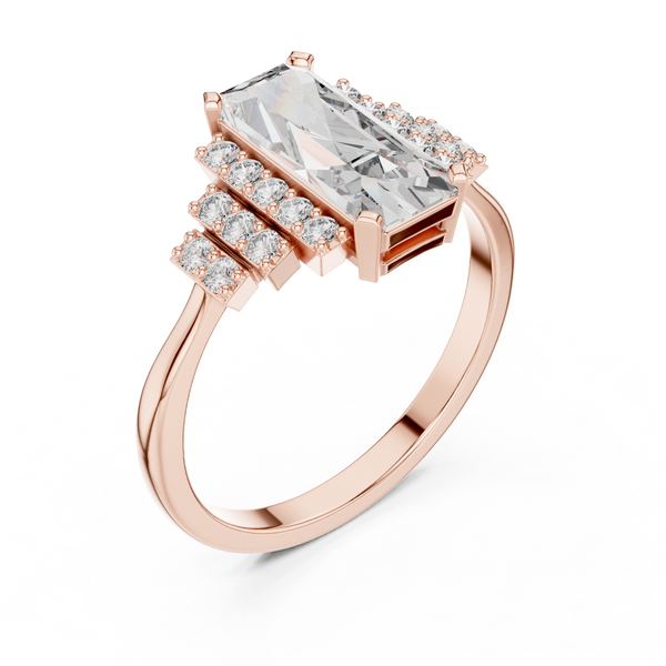 Luminous Lab grown diamond Ring design