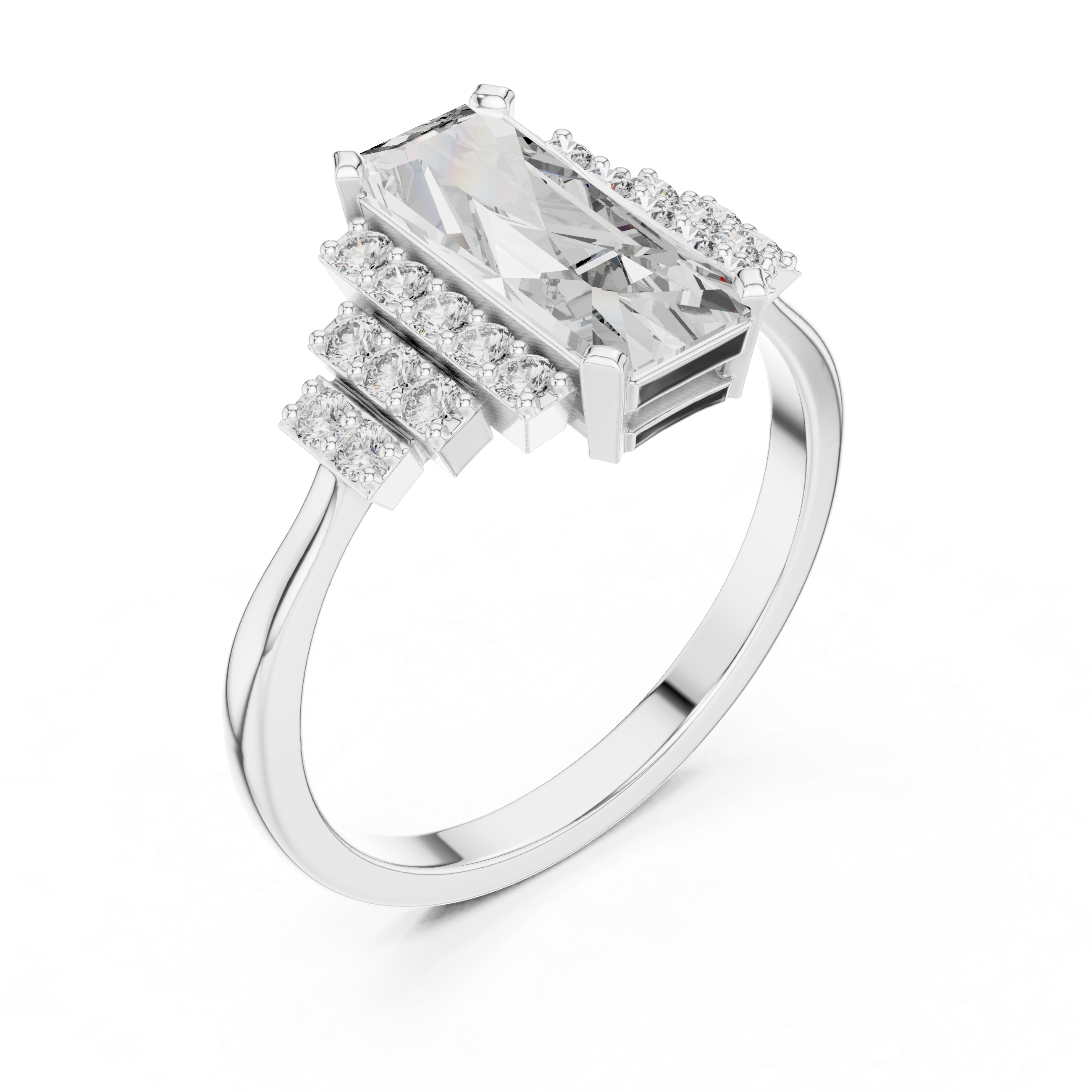 Luminous Lab grown diamond Ring design