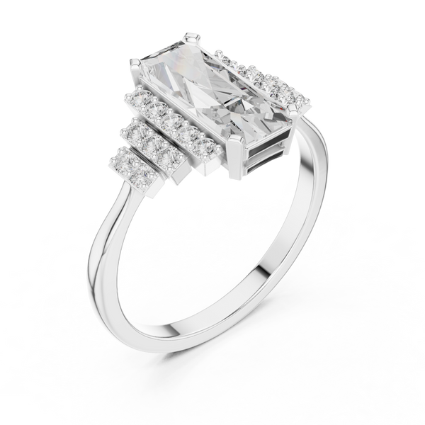 Luminous Lab grown diamond Ring design