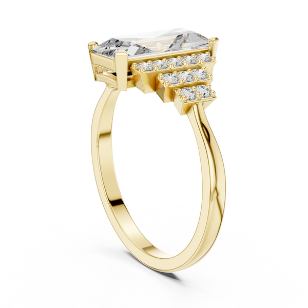 Luminous Lab grown diamond Ring design