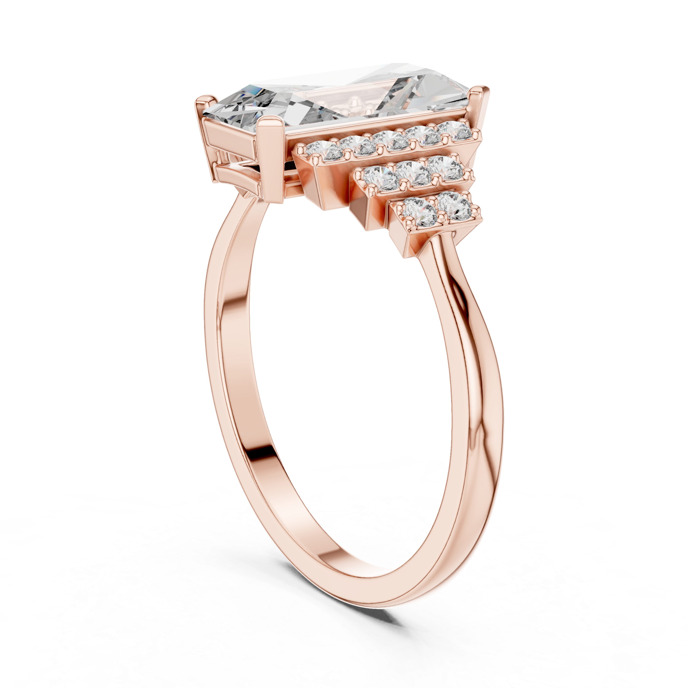 Flourishing Lab grown diamond Ring style