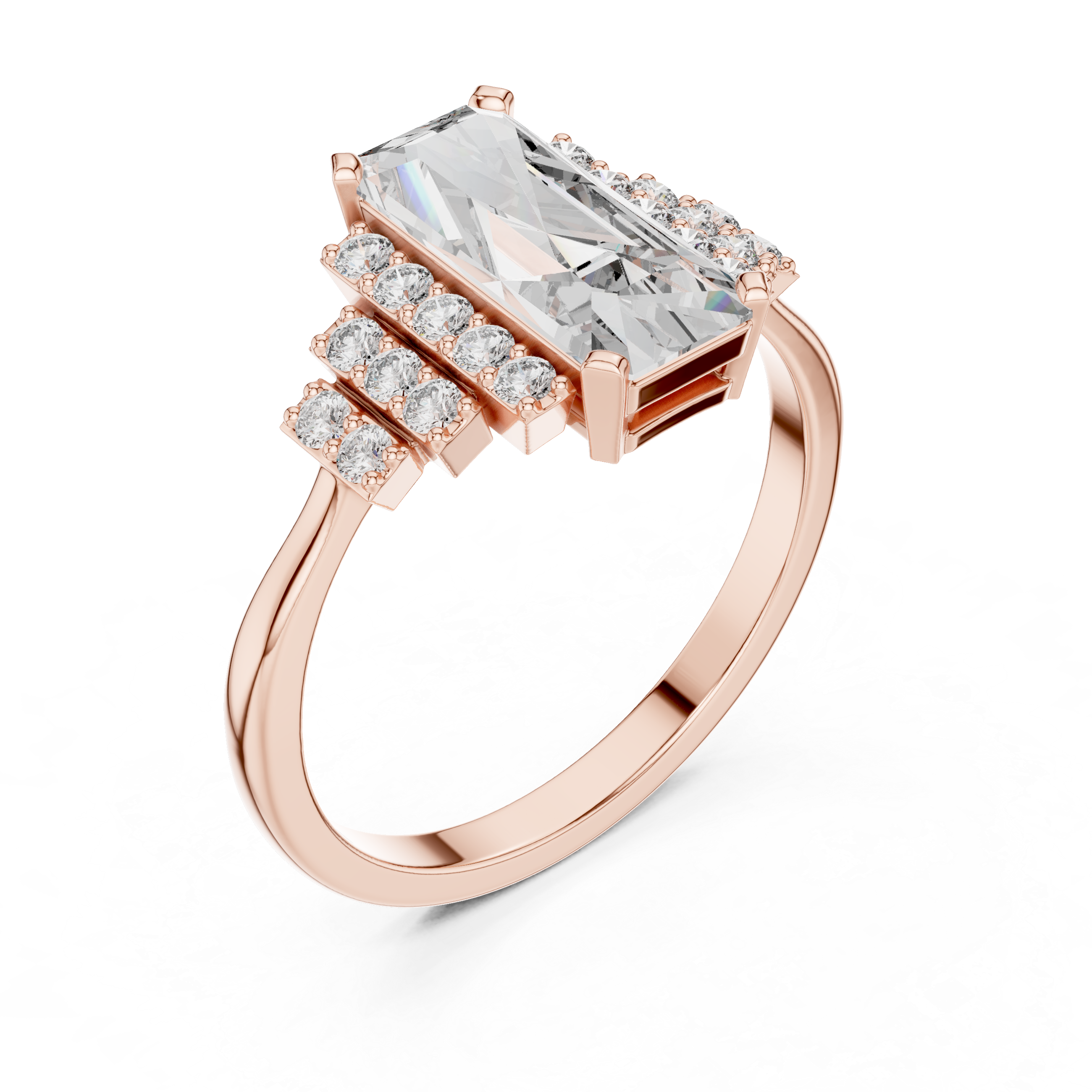 Flourishing Lab grown diamond Ring style