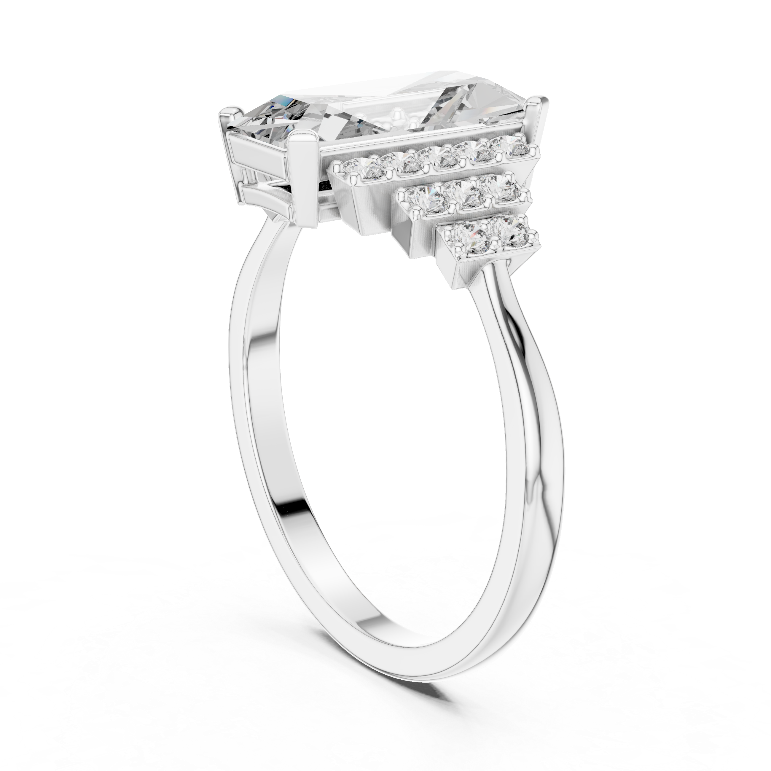 Flourishing Lab grown diamond Ring style