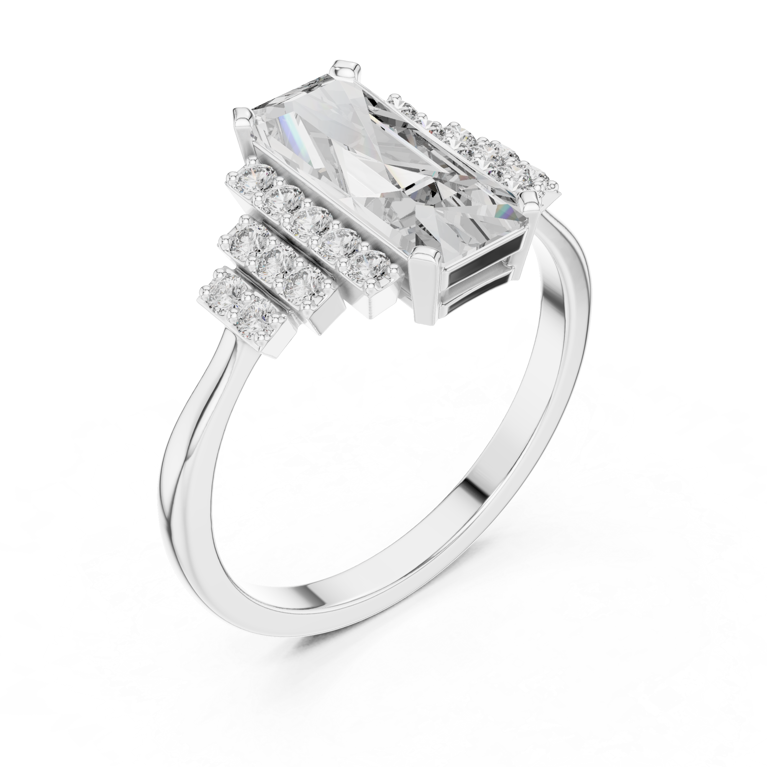 Flourishing Lab grown diamond Ring style