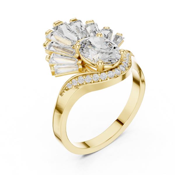 Resplendent Lab grown diamond ring jewelry