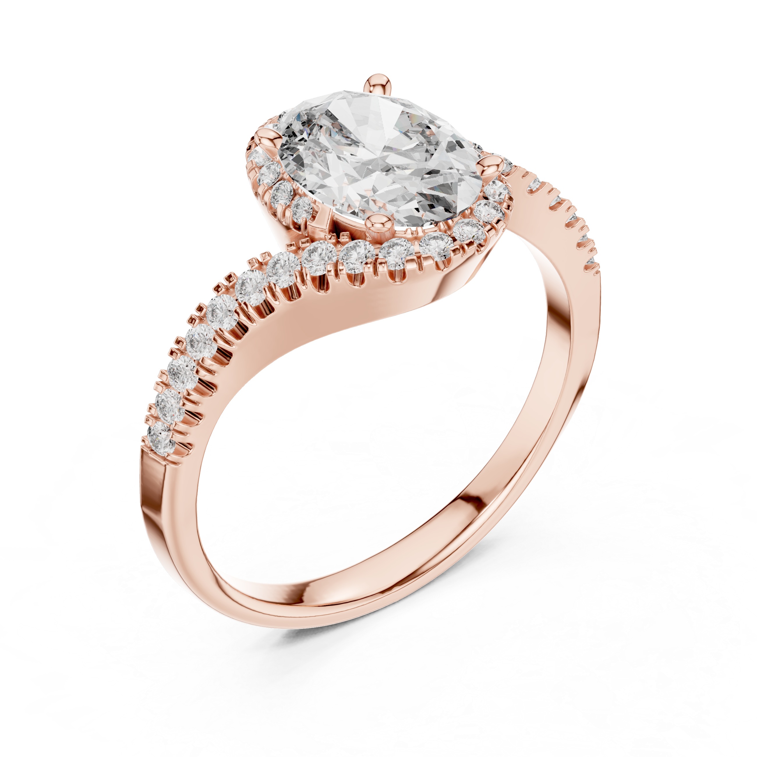 Classy Lab grown diamond Ring set