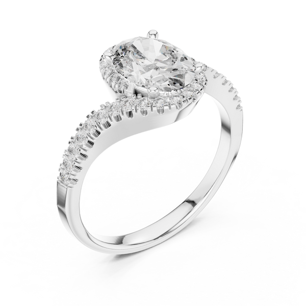 Classy Lab grown diamond Ring set