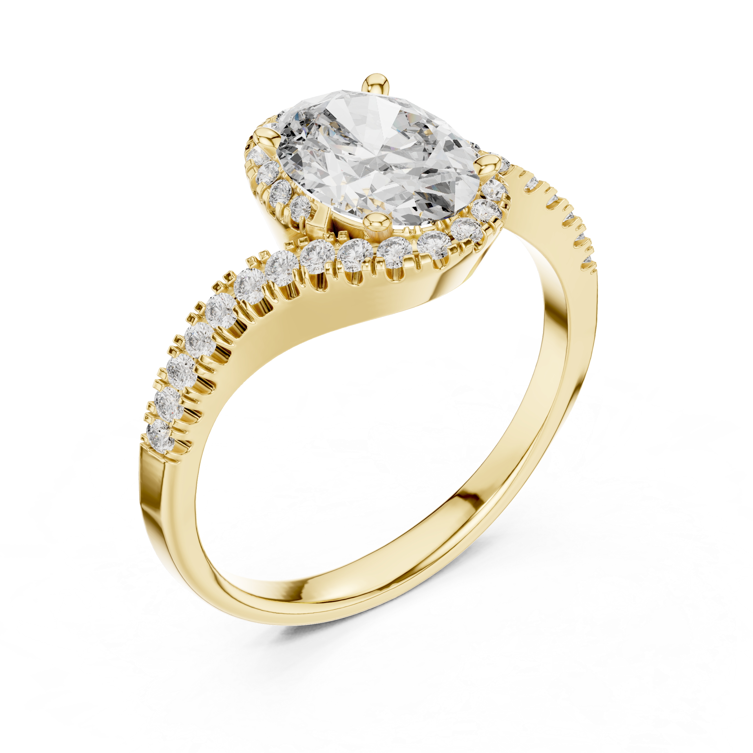 Classy Lab grown diamond Ring set