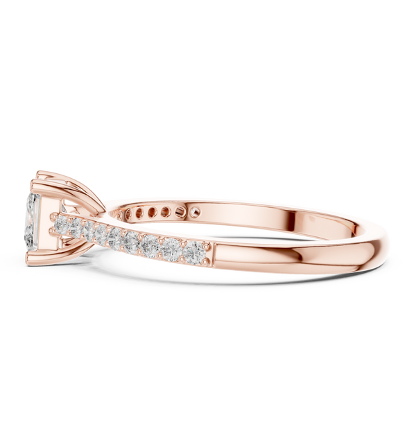 Brilliant Princess & Round Diamond Lab Grown Diamond Ring