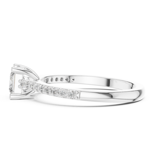 Brilliant Princess & Round Diamond Lab Grown Diamond Ring