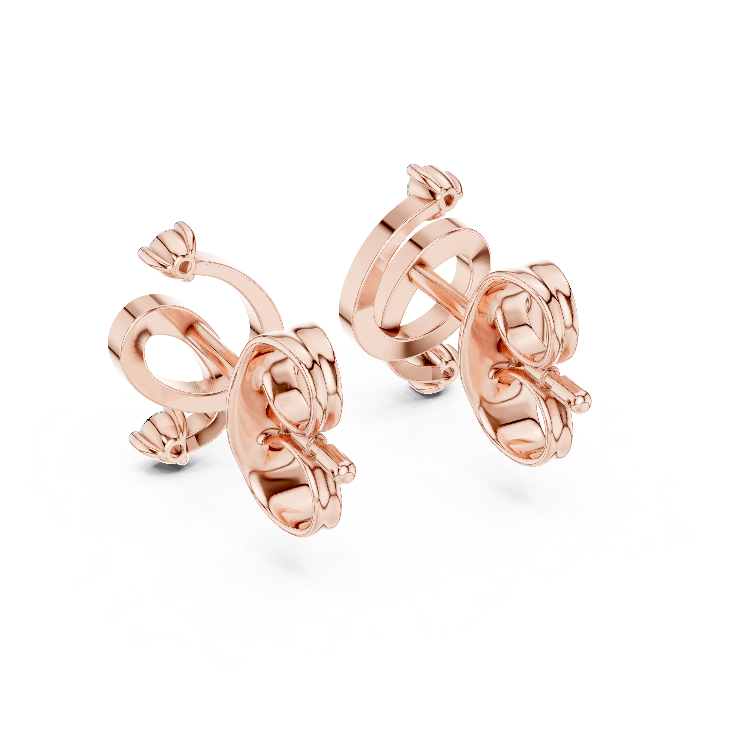 Pristine Lab grown diamond Earrings set