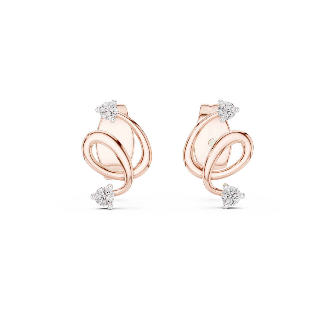 Pristine Lab grown diamond Earrings set