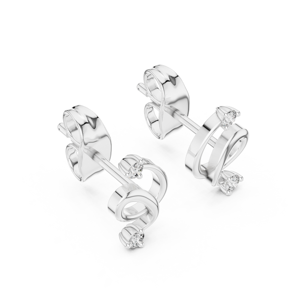 Pristine Lab grown diamond Earrings set