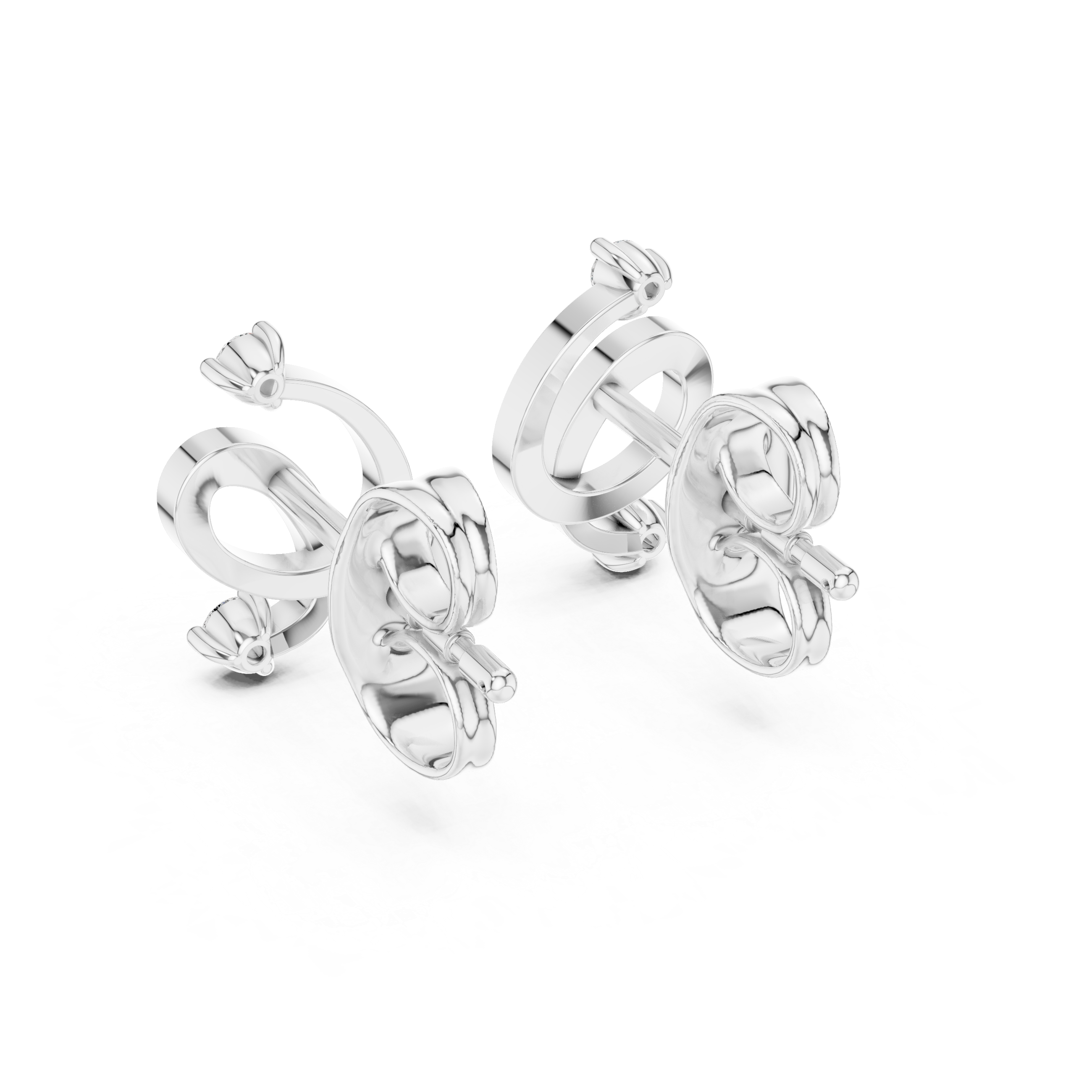 Pristine Lab grown diamond Earrings set