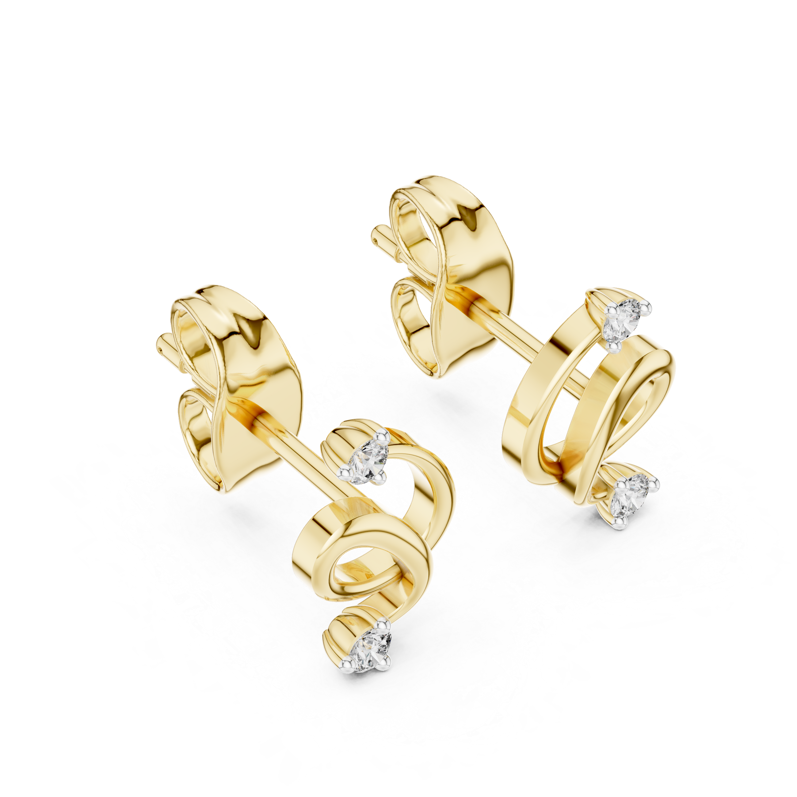 Pristine Lab grown diamond Earrings set