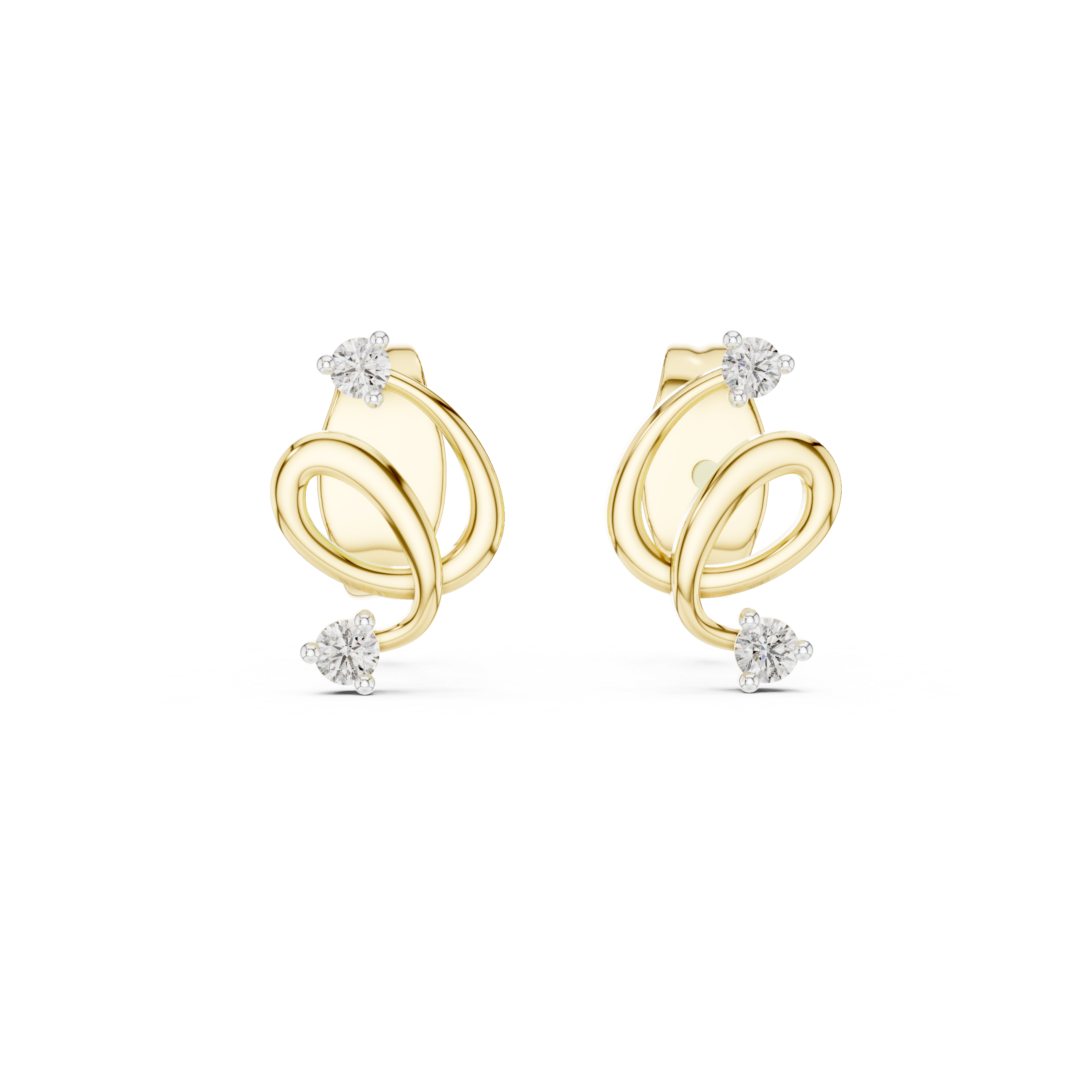 Pristine Lab grown diamond Earrings set